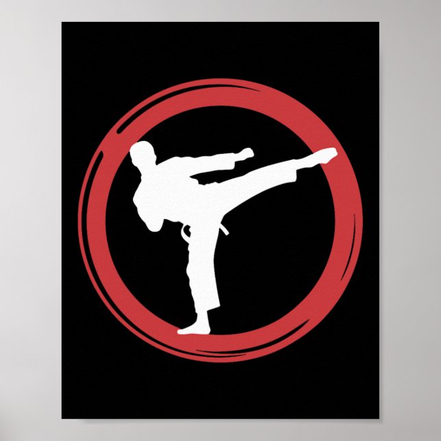 Póster Esencia de artes marciales de Karate (Frente)