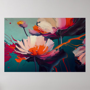 Póster Esencia del jardín III – Movimiento floral luminos