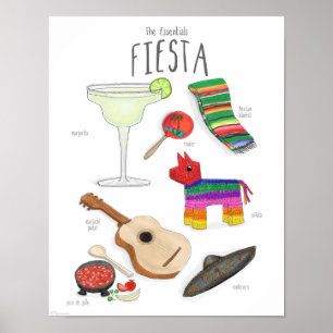 Póster Esencial: Un poster de la fiesta