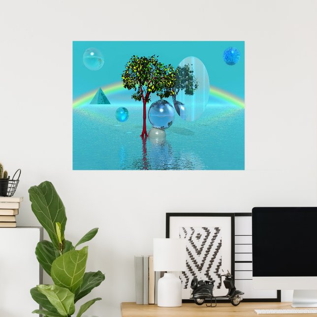 Póster Esfera del árbol (Oficina en casa)