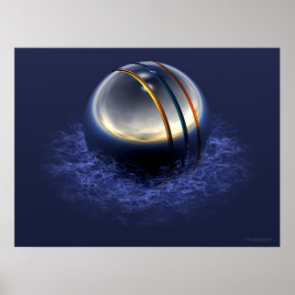 Póster Esfera digital