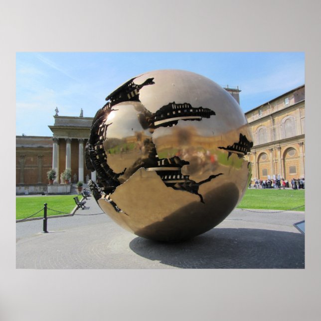 Póster Esfera en la Ciudad del Vaticano (Frente)