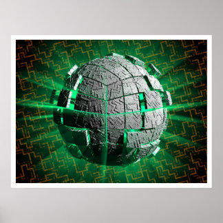 Póster Esfera tecnológica