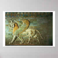 Esfinge, detalle de un friso, Mesopotamian, c.500