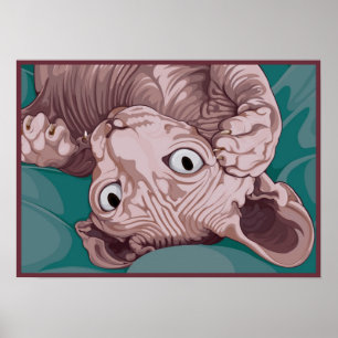 Póster Esfinge juguetona