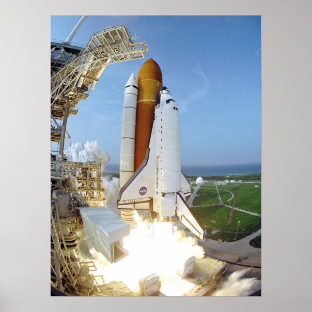 Póster Esfuerzo del transbordador espacial (STS-118) (Frente)