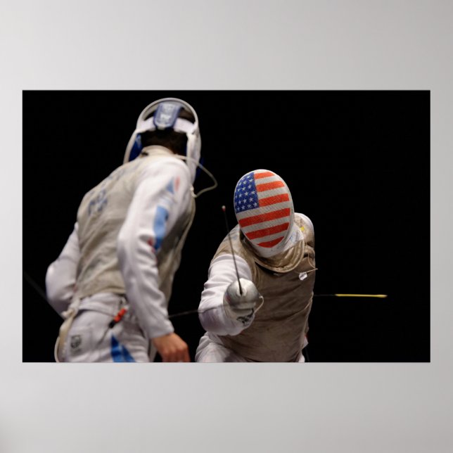 Póster Esgrima de Estados Unidos (Frente)