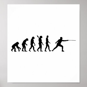 Póster Esgrima de evolución