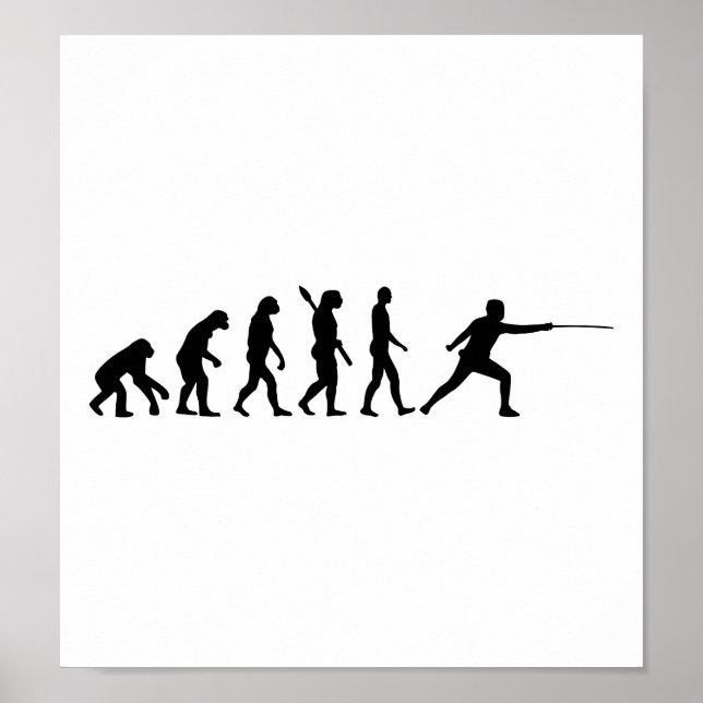Póster Esgrima de evolución (Frente)