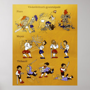 Póster Esgrima HEMA en pocas palabras