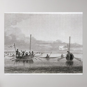 Póster Eskimaux se acerca a los barcos en Shoalwater Ba
