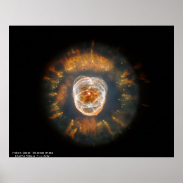 Póster Eskimo Nebula (NGC 2392) poster (Frente)