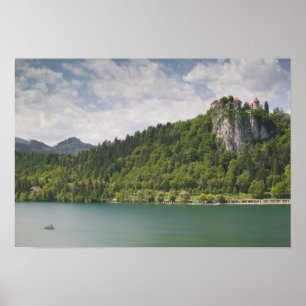 Póster ESLOVENIA, GORENJSKA, Bled: Bled Castle &