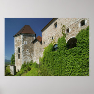 Póster ESLOVENIA, Ljubljana: Castle Hill / Ljubljana