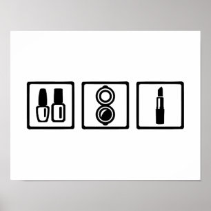 Póster Esmalte cosmético de uñas