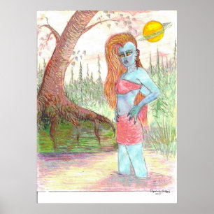 Póster Esmalte mutante Anna Anastasia, firma artística