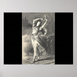 Póster Esmeralda Ilustracion Poster