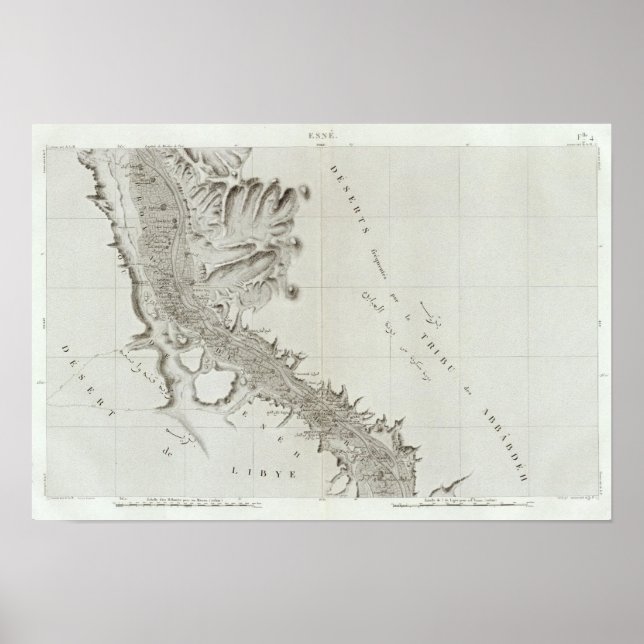 Póster Esne, Egipto (Frente)