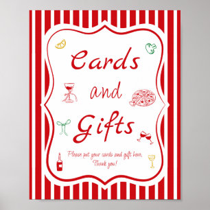 Póster Eso es Amore tarjetas y regalos para despedida de