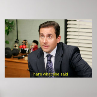 Póster Eso es lo que dijo Michael Scott