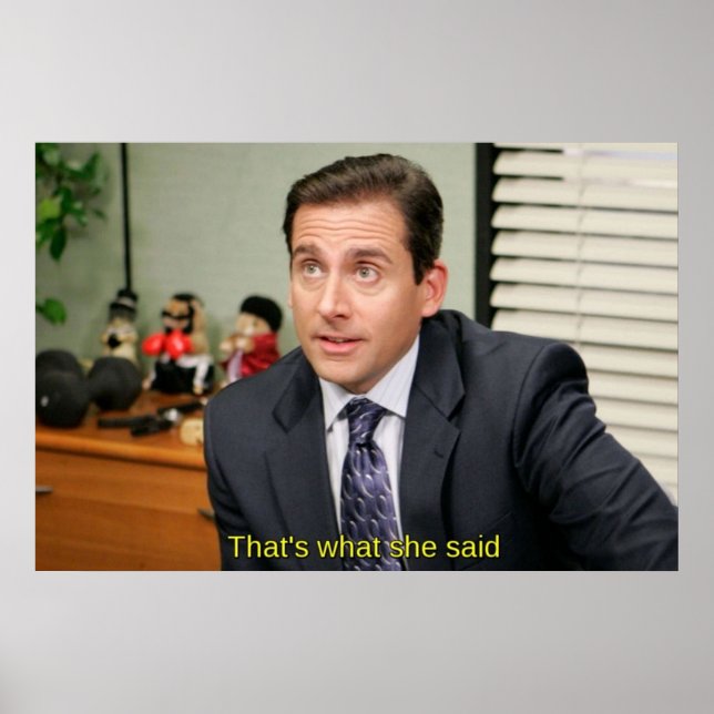 Póster Eso es lo que dijo Michael Scott (Frente)