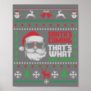 Póster Eso es lo que dijo que fue un diseño de navidad fe
