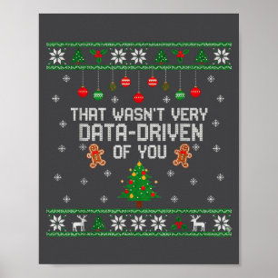 Póster Eso no fue muy basado en datos de ti, fea Navidad