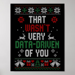 Póster Eso no fue muy basado en datos de ti Navidad Xmas