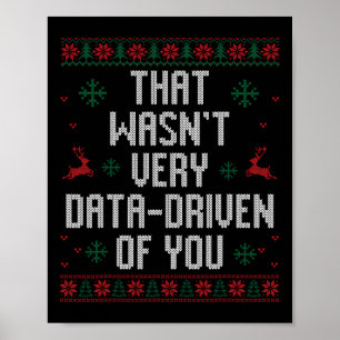 Póster Eso no fue muy motivado por los datos de ustedes N