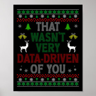 Póster Eso no fue muy motivado por los datos de ustedes N