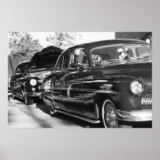 Póster "Esos eran los días", poster de autos clásicos de  (Frente)
