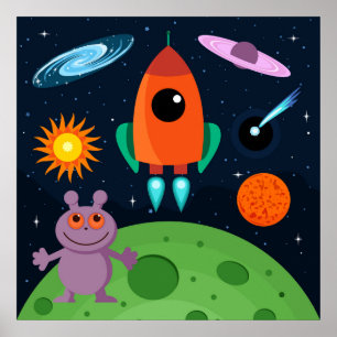 Póster Espacio