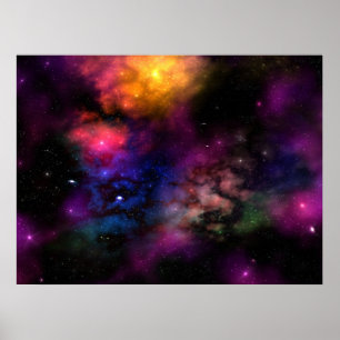 Póster Espacio abierto