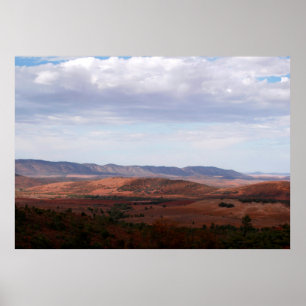Póster Espacio abierto del interior de Australia
