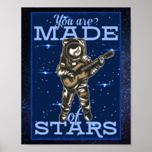 Póster Espacio Adorables Que Se Hace De Estrellas