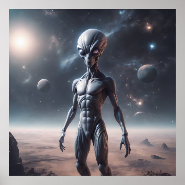 Póster Espacio Alien (Frente)