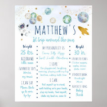 Espacio astronauta Oro Azul Primer hito de cumplea