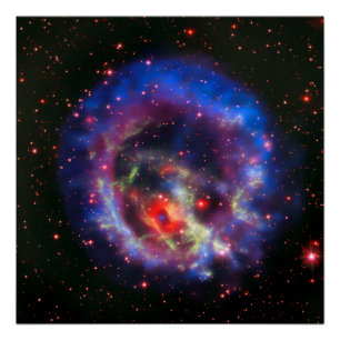 Póster Espacio, astronomía, supernova, galaxia, NASA, es