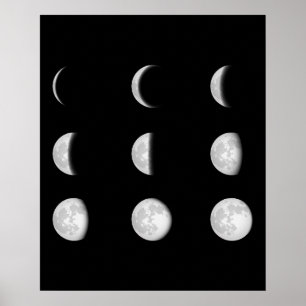 PÓSTER ESPACIO DE FASES DE LUNA