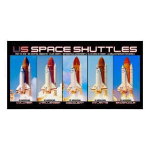 PÓSTER ESPACIO DE LOS EE.UU. 1981-2011