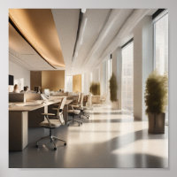Espacio de oficinas abierto y amplio