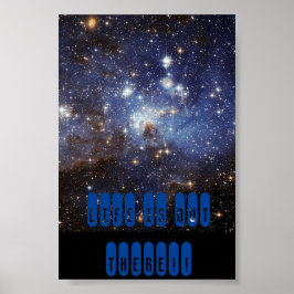 Póster Espacio del poster fronterizo final