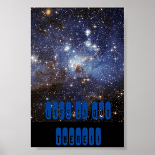 Póster Espacio del poster fronterizo final