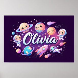 Póster Espacio Dreams Olivia Wall Art