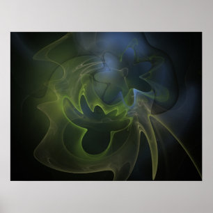 Póster espacio extranjero