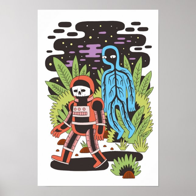 Póster Espacio fantasma (Frente)