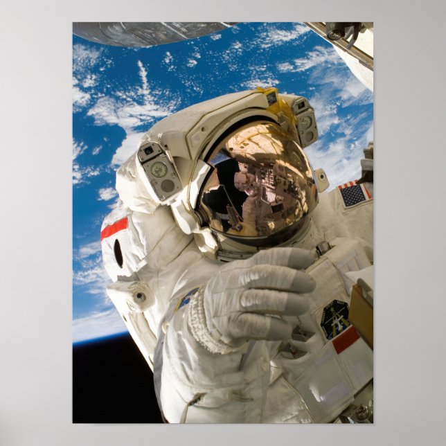 Póster Espacio Guay de imágenes astronautas de Guay en el (Frente)