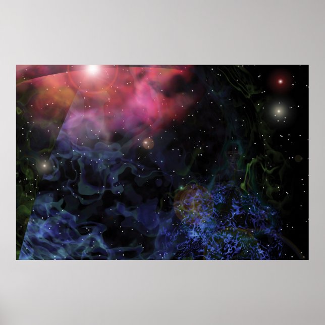 Póster Espacio interior (Frente)