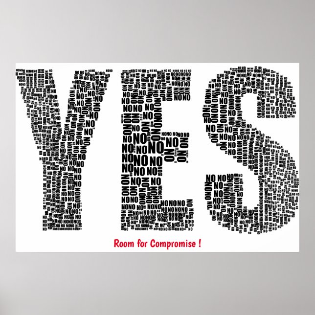 Póster Espacio para Comproise Poster (Frente)