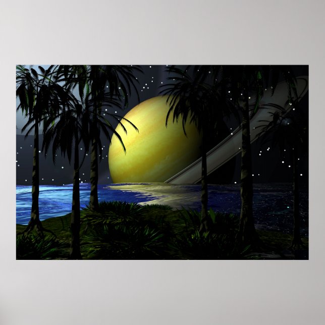 Póster Espacio saturado digital (Frente)